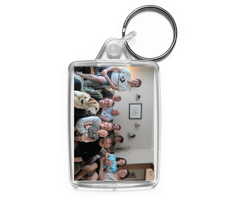 Personalised Medium Keyring | 50mm x 35mm