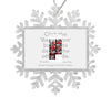 Personalised Snowflake Bauble | 70mm x 45mm