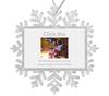 Personalised Snowflake Bauble | 70mm x 45mm