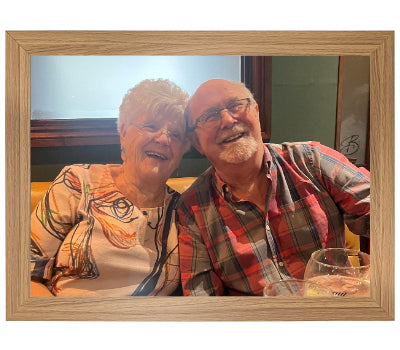 Personalised Lap Tray | Oak Finish