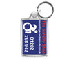 Custom Medium Keyrings | 50mm x 35mm