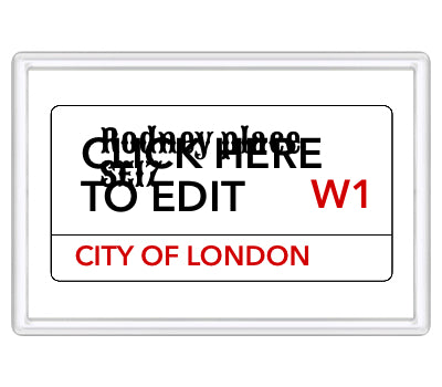 Personalised Fridge Magnet | Your Street Name