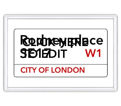 Personalised Fridge Magnet | Your Street Name