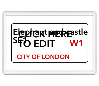 Personalised Fridge Magnet | Your Street Name