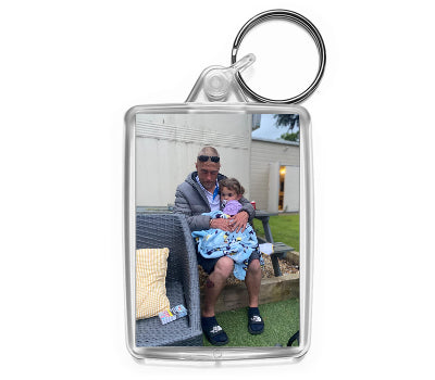 Personalised Jumbo Keyring | 73mm x 51mm