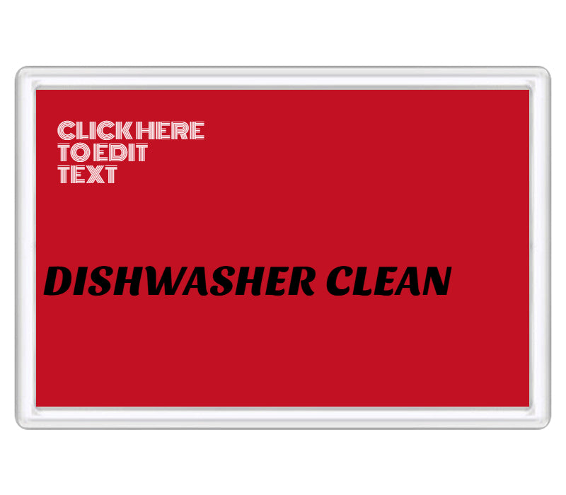 Personalised Text Fridge Magnet | Large