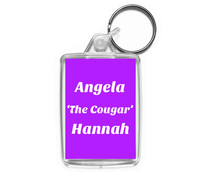 Personalised Text Keyring | Medium