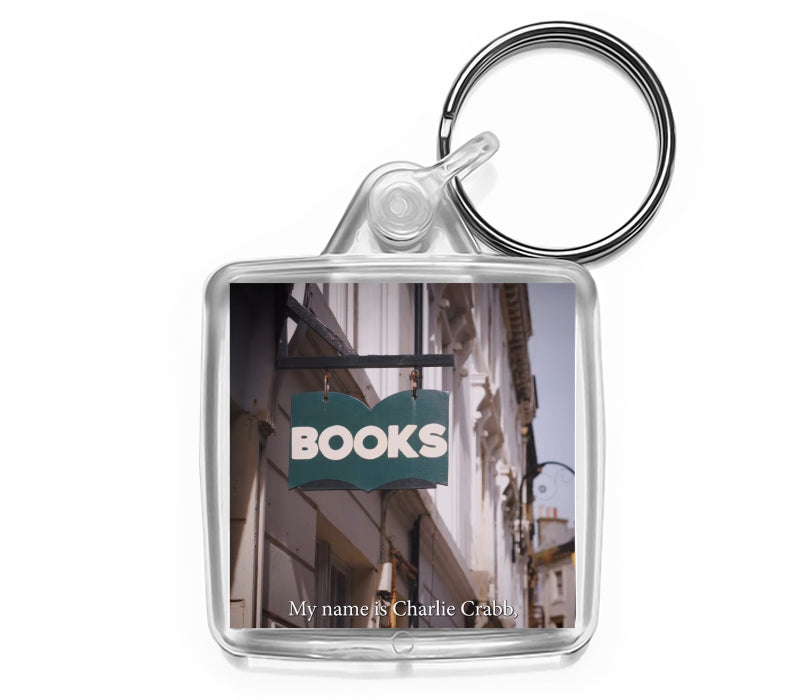 Personalised Square Keyring | 38mm x 38mm