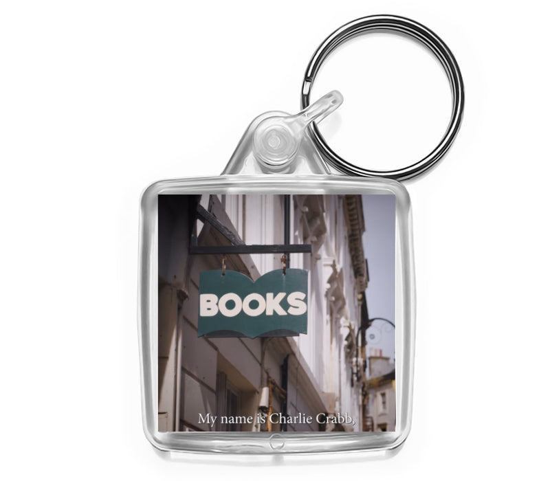 Personalised Square Keyring | 38mm x 38mm