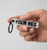 Personalised Number Plate Keyring | Custom Reg