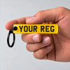 Personalised Number Plate Keyring | Custom Reg