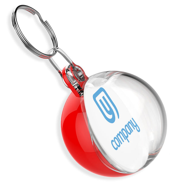 Custom Bauble Keyrings | 38mm x 38mm