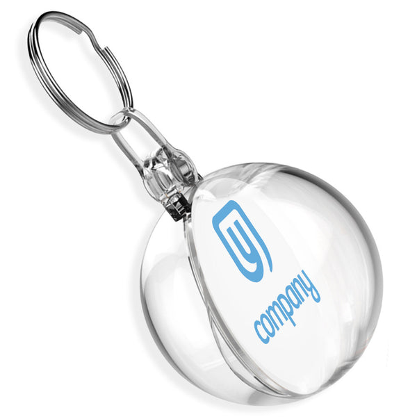 Custom Bauble Keyrings | 38mm x 38mm