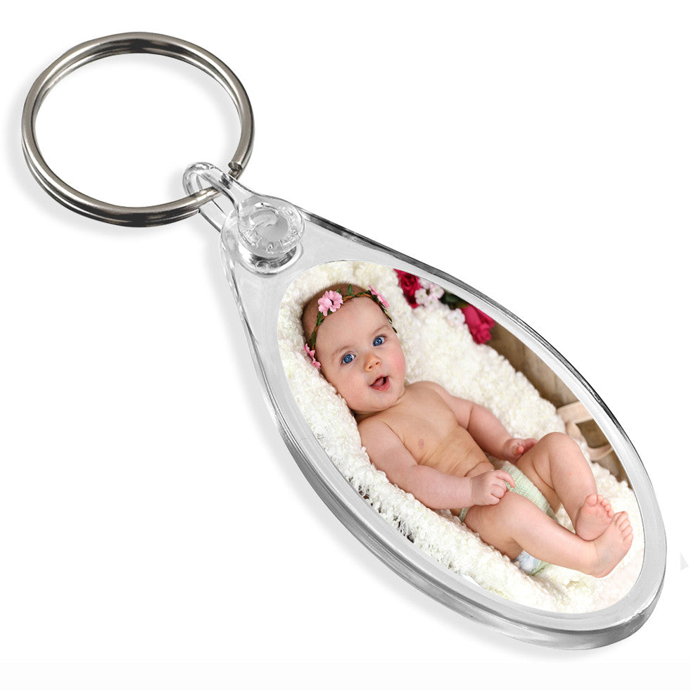 Personalised Oval Keyring | 50mm x 25mm