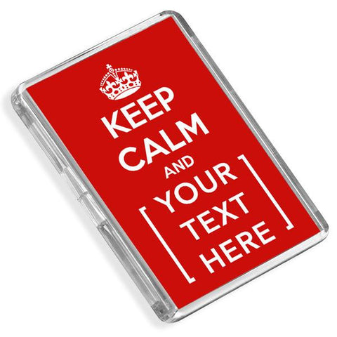 Personalised Fridge Magnet | Keep Calm