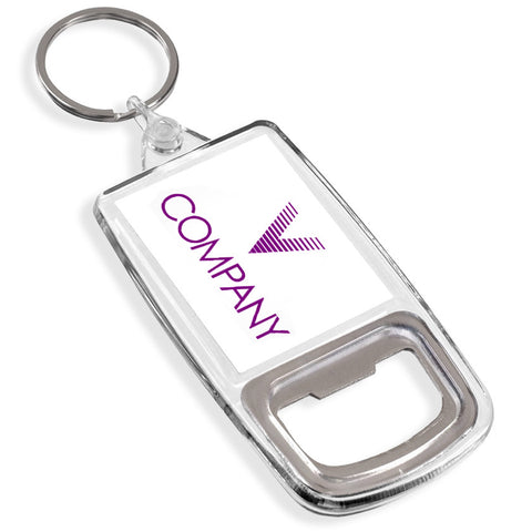 Custom Bottle Opener Keyrings | 45mm x 35mm