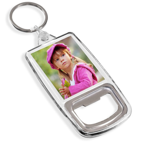 Personalised Bottle Opener Keyring | 45mm x 35mm