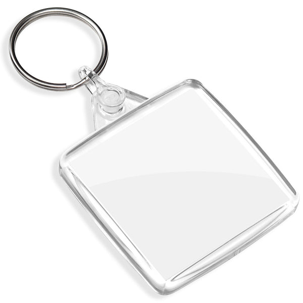 Blank Square Keyrings | 38mm x 38mm