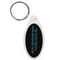 Personalised Oval Keyring | 50mm x 25mm