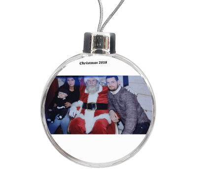 Personalised Large Bauble | 80mm x 80mm
