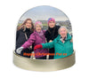 Personalised Photo Snow Dome | Metallic