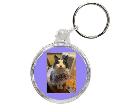 Personalised Bauble Keyring | 38mm x 38mm