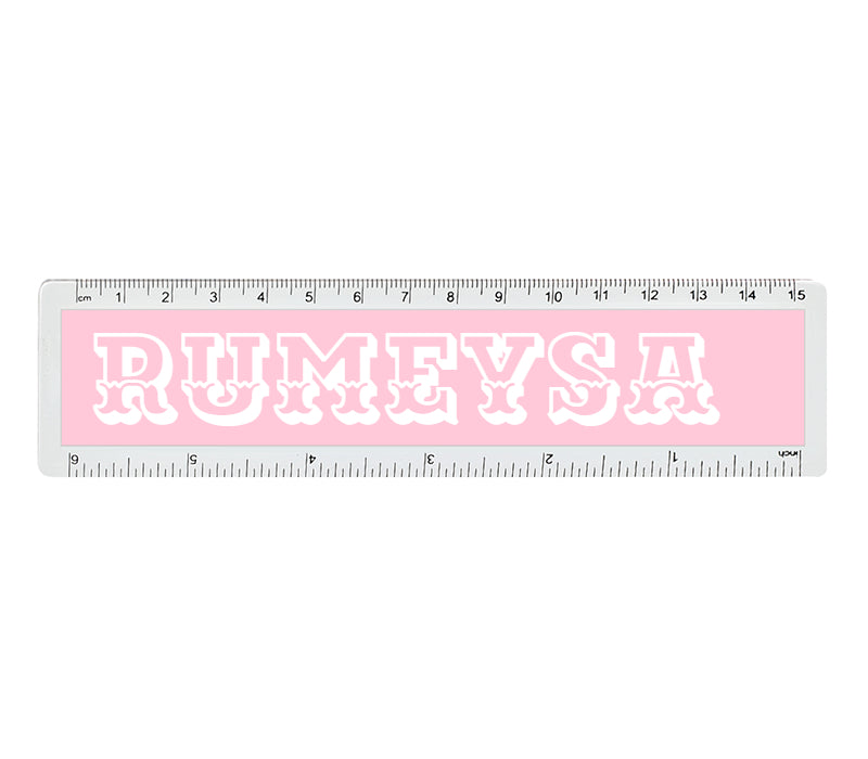 Personalised Text Ruler | 15cm