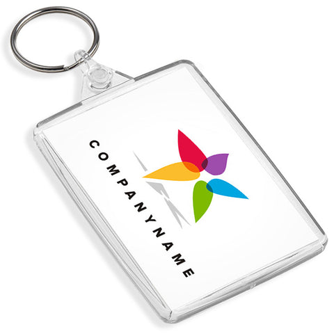 Custom Jumbo Keyrings | 73mm x 51mm