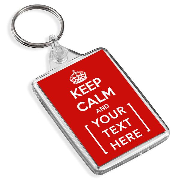 Personalised Keyring | Keep Calm