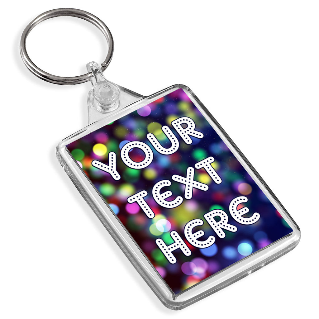 Personalised Keyring | Party Lights