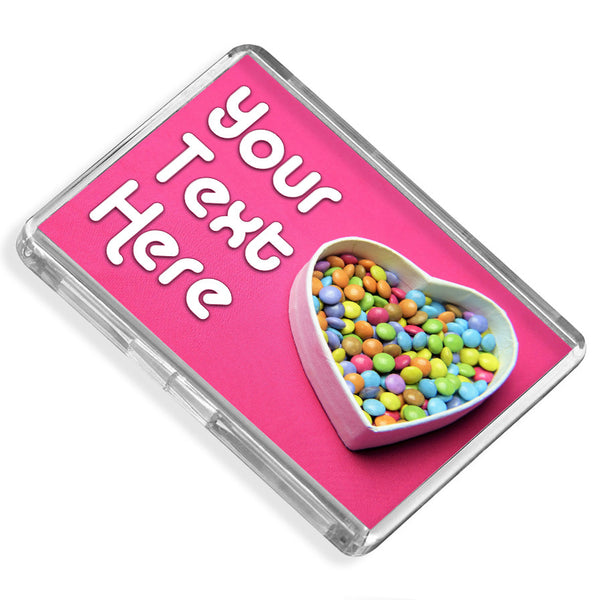 Personalised Fridge Magnet | Heart