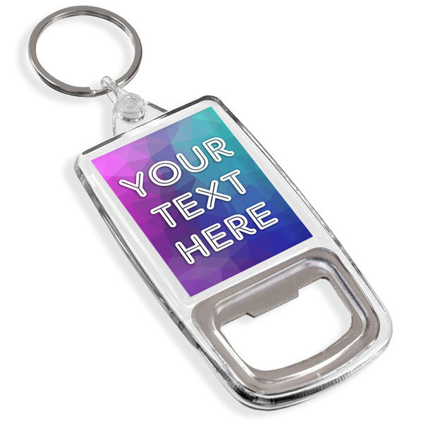 Personalised Bottle Opener Keyring | Party