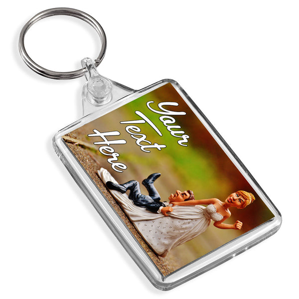 Personalised Keyring | Bride & Groom