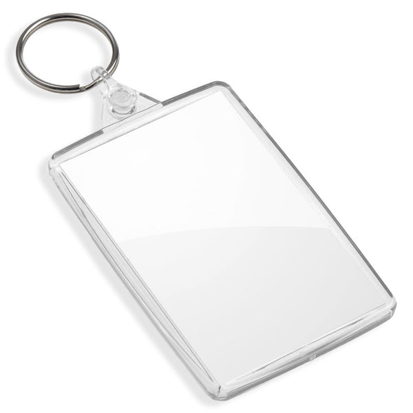 Blank Large Keyrings | 70mm x 45mm