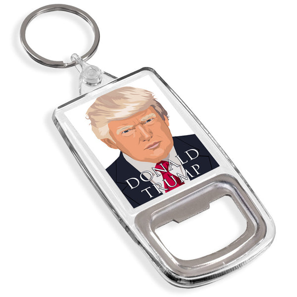 Donald Trump Bottle Opener Keyring | America