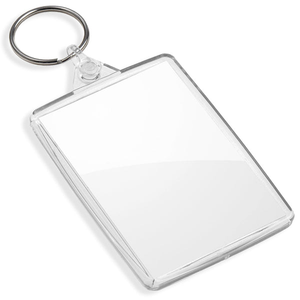 Blank Jumbo Keyrings | 73mm x 51mm