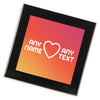Personalised Glass Coaster | Heart