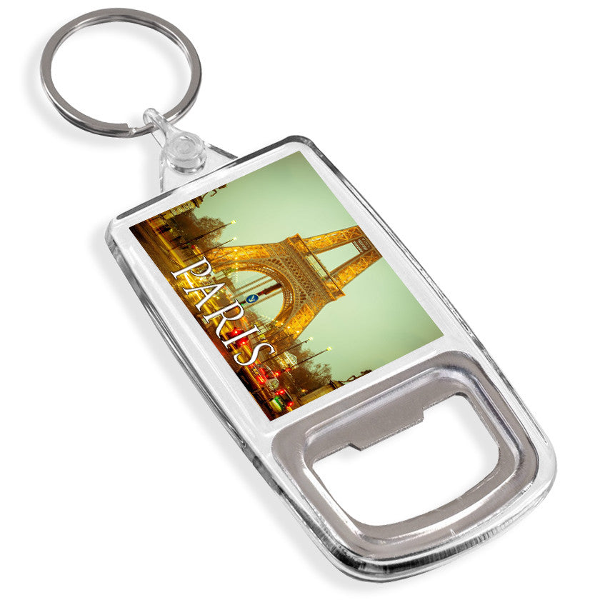 Eiffel Tower Paris Bottle Opener Keyring | France