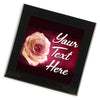 Personalised Glass Coaster | Rose