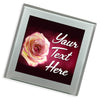 Personalised Glass Coaster | Rose