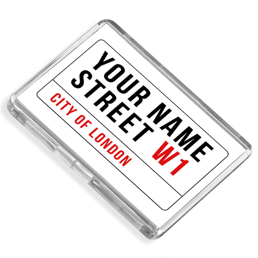 Personalised Fridge Magnet | Your Street Name