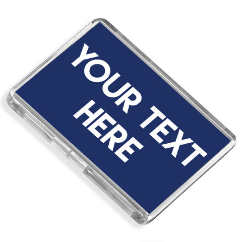 Personalised Text Fridge Magnet | Large