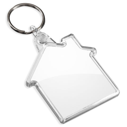 Blank House Keyrings | 50mm x 48mm